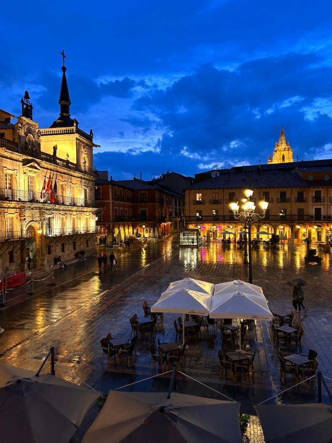 Plaza Mayor Leon - Bohemia Kültér fotó