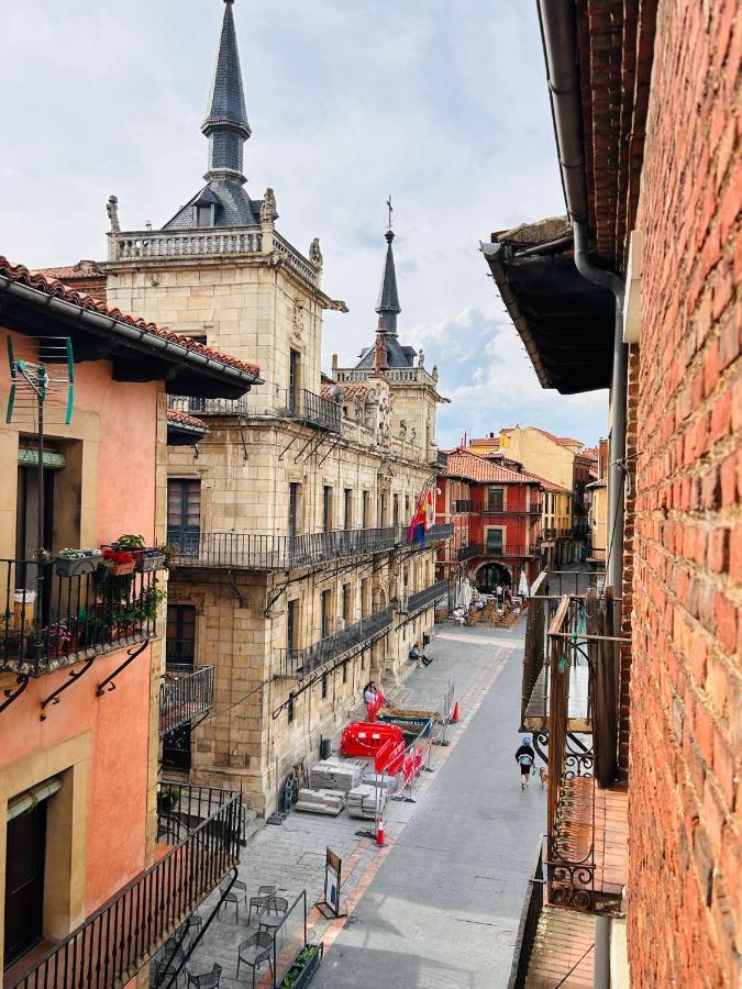 Plaza Mayor Leon - Bohemia Kültér fotó
